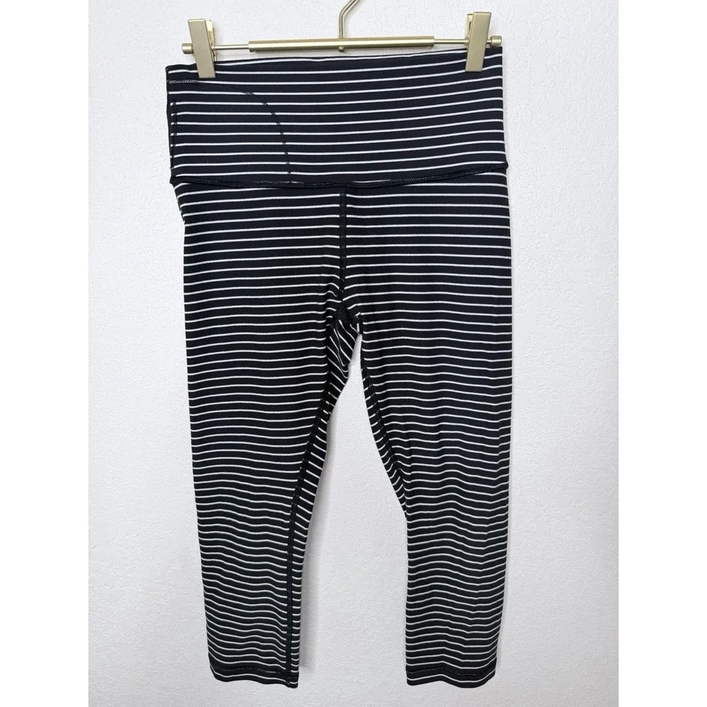 Lululemon Wunder Under Leggings Size 8 Wee Stripe Yoga‎ Athleasure